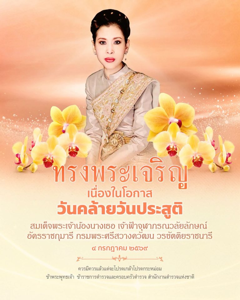 เนื่องในโอกาสวันคล้ายวันประสูติ